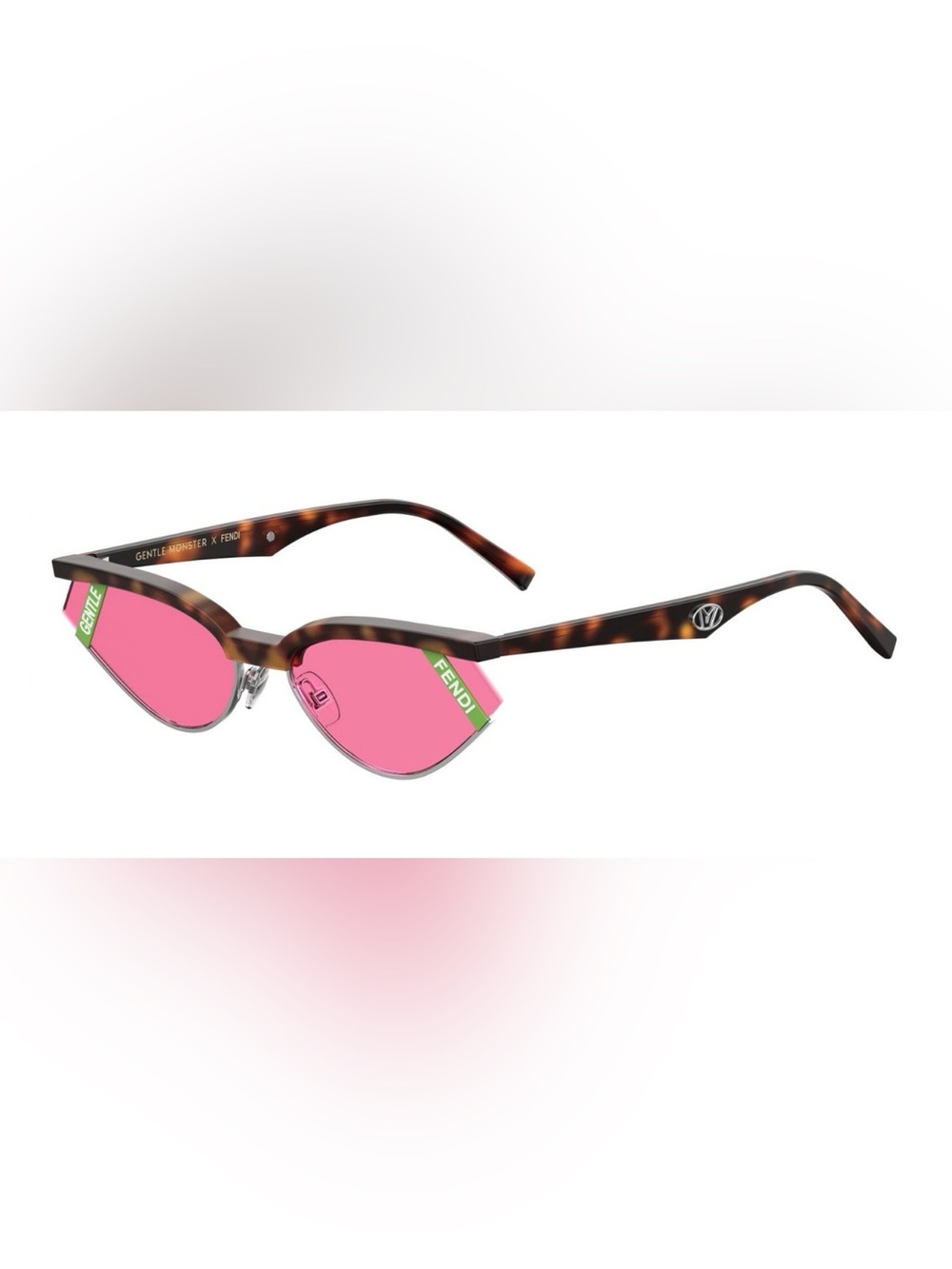 Fendi x Gentle Monster Limited Edition Tortoiseshell Frame Sunglasses RARE